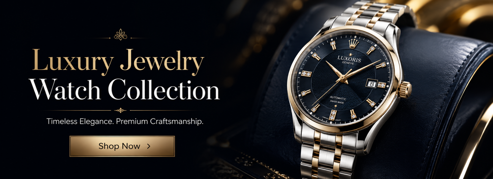Luxurious elegance in watch design