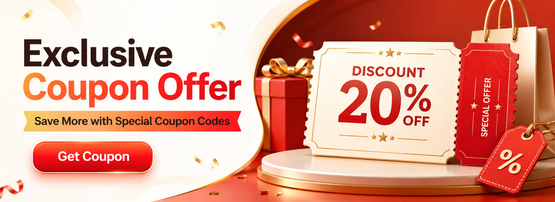 Exclusive coupon offer promotion